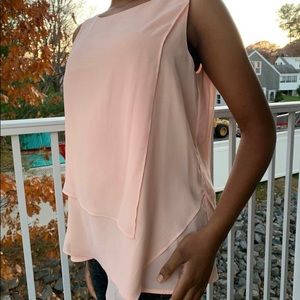 Calvin Klein peach blouse